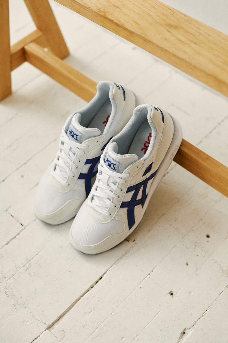 アシックスからゲルテクノロジーを世界に発信する最新モデルが登場 asics running shoe footwear 80s vintage retro stripes