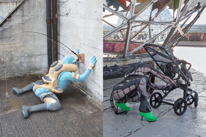 Balenciaga x Crocs が定番サンダルを再構築したフットウェア2型を発売