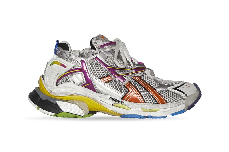 バレンシアガの新作スニーカー ランナーからハッピームードの漂う1足が登場　Balenciaga Runner Grey Silver Multicolor Pride Colors LGBTQIA+ Demna Gvasalia Fall Winter 2021 FW21 Sneaker Release Information Drops