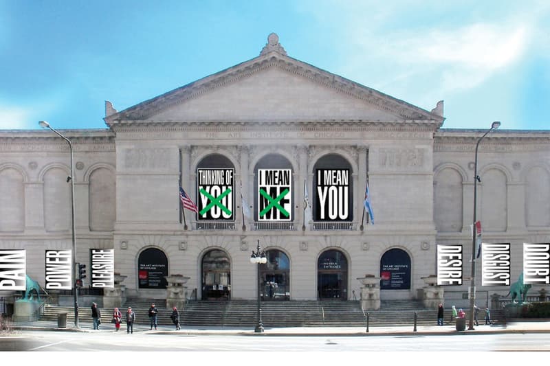 バーバラ・クルーガーがキャリア最大規模の展覧会をシカゴで開催中 Barbara Kruger Art Institute of Chicago Exhibition