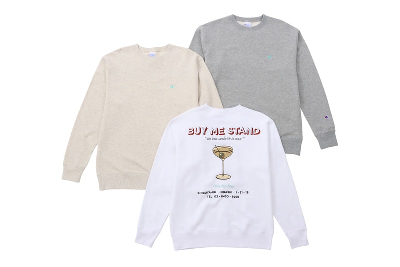 チャンピオンが日本初のグリルチーズサンドイッチ店 バイミースタンドとのコラボアイテムを発表 Champion and BUY ME STAND collab items release info