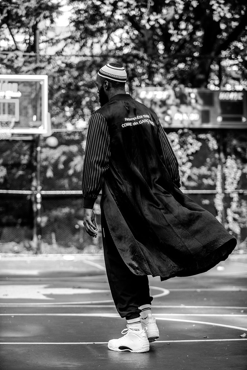コムデギャルソンx ナイキ フォームポジットの発売情報が解禁 nike air foamposite one comme des garcons homme plus rei kawakubo black white release information first look details official