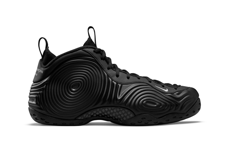 コムデギャルソンx ナイキ フォームポジットの発売情報が解禁 nike air foamposite one comme des garcons homme plus rei kawakubo black white release information first look details official