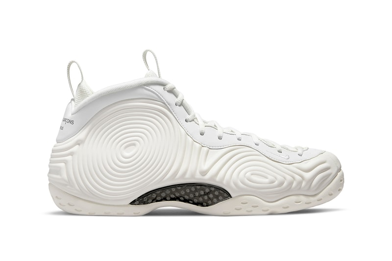 コムデギャルソンx ナイキ フォームポジットの発売情報が解禁 nike air foamposite one comme des garcons homme plus rei kawakubo black white release information first look details official