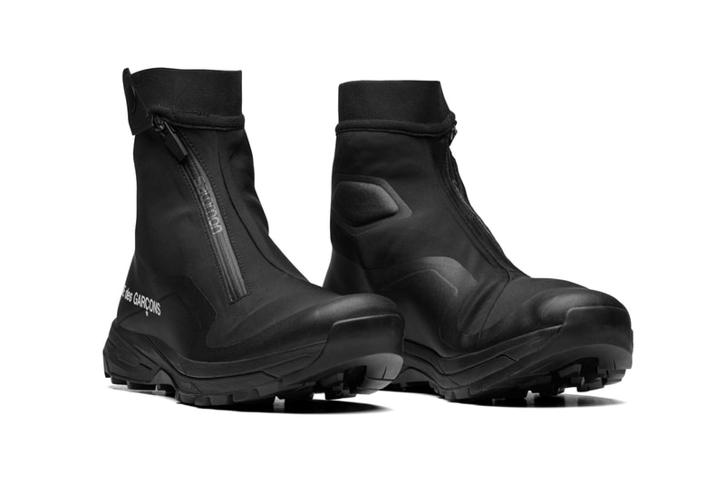 コム デ ギャルソン x サロモンによる2021年秋冬シーズンのコラボフットウェアが到着 COMME des GARÇONS x Salomon Sportstyle XA-Alpine Mid Cross CdG Rei Kawakubo Fall 2021 Runway Show Release Information Collaboration Drop Date Closer First Look