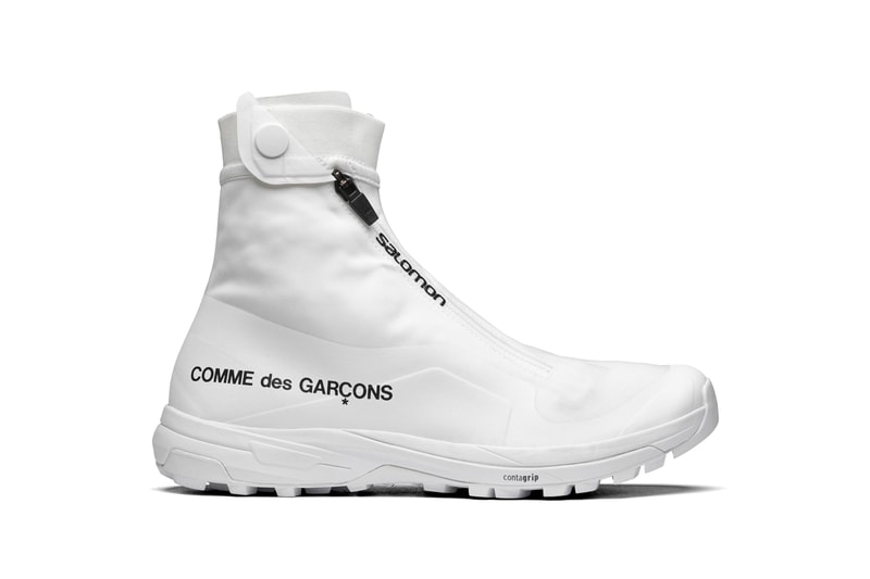 コム デ ギャルソン x サロモンによる2021年秋冬シーズンのコラボフットウェアが到着 COMME des GARÇONS x Salomon Sportstyle XA-Alpine Mid Cross CdG Rei Kawakubo Fall 2021 Runway Show Release Information Collaboration Drop Date Closer First Look