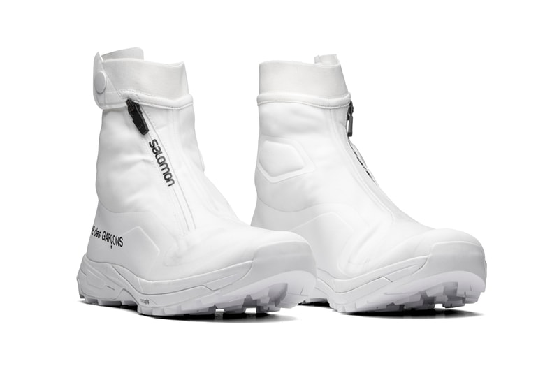 コム デ ギャルソン x サロモンによる2021年秋冬シーズンのコラボフットウェアが到着 COMME des GARÇONS x Salomon Sportstyle XA-Alpine Mid Cross CdG Rei Kawakubo Fall 2021 Runway Show Release Information Collaboration Drop Date Closer First Look