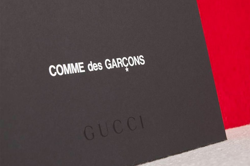 グッチがブランド設立100周年を記念して コム デ ギャルソン とのコラボアイテムを発売 Gucci Teases New Comme Des Garçons Capsule Collection for Their 100th Anniversary tote bag alessandro michele gucci vault vintage 