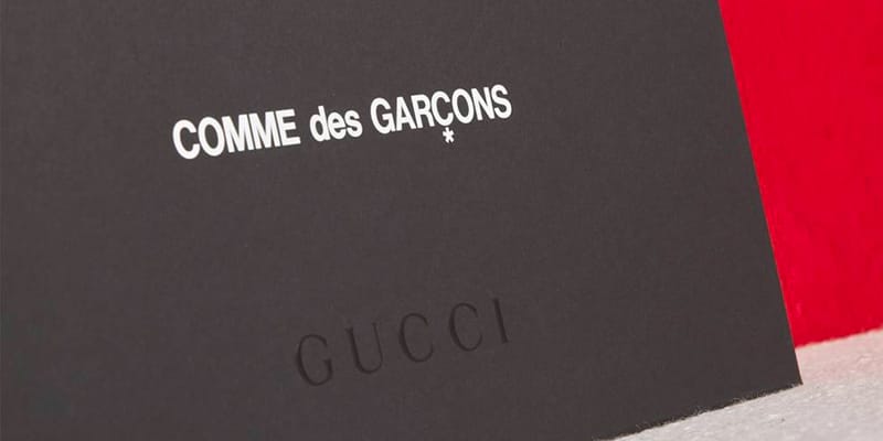 gucci x comme des garcons