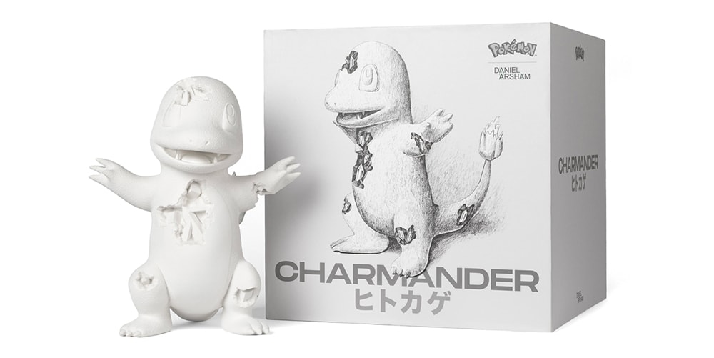 ダニエル・アーシャムがヒトカゲの新作スカルプチャーを発表 