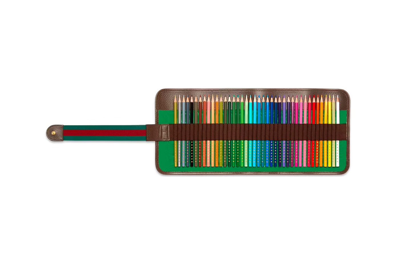 グッチから40色の色鉛筆とロール式ペンケースのセットが登場 Gucci Coloring pencil set with Double G roll release luxury Italian home coloring 