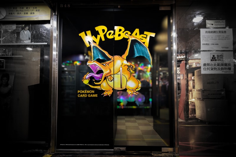 ハイプビースト x ポケモンカードゲームのポップアップ第1弾に潜入 Hypebeast pokemon tcg 25th anniversary Sino Centre Popup closer look Charizard Mong Kok Hong Kong trading card game TCG retail