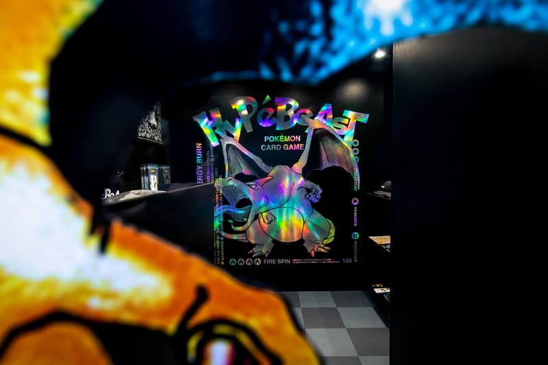 ハイプビースト x ポケモンカードゲームのポップアップ第1弾に潜入 Hypebeast pokemon tcg 25th anniversary Sino Centre Popup closer look Charizard Mong Kok Hong Kong trading card game TCG retail
