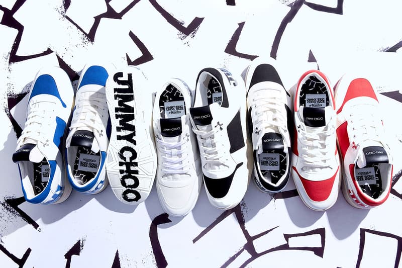 ジミー チュウが小木“Poggy”基史をキュレーターに迎えてエリック・ヘイズとのコラボコレクションを発表 collaboration collectible art form bearbrick japan japanese footwear 