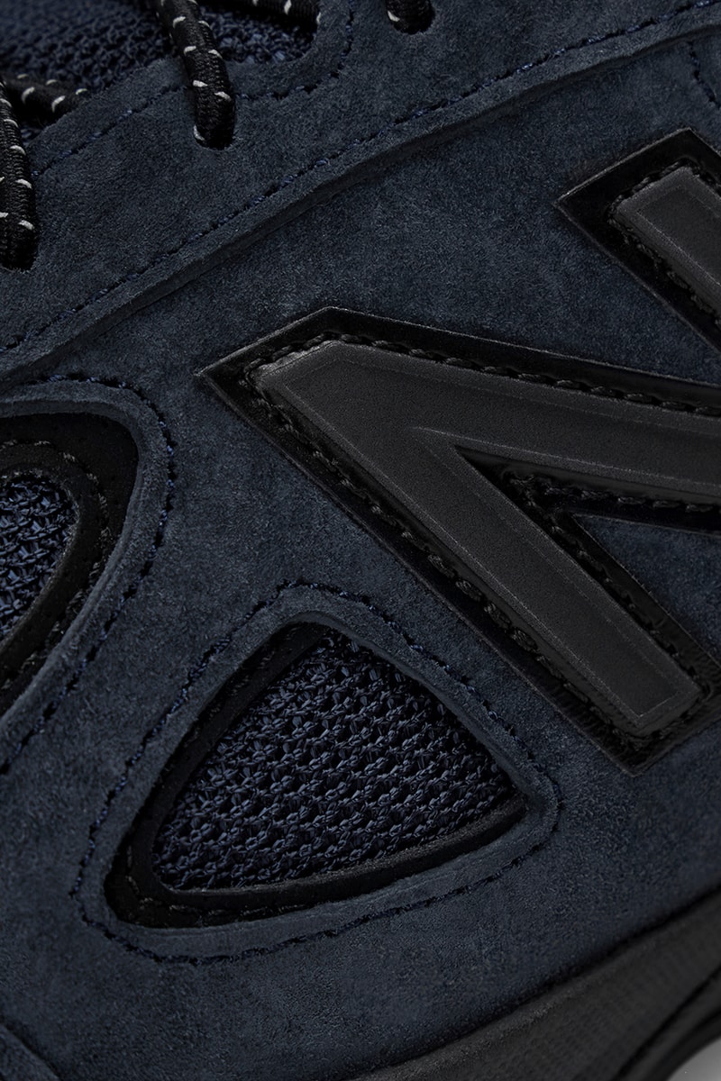ジョウンドxニューバランス990v4のオフィシャルイメージ & リリース情報が解禁 jjjjound new balance 990v4 navy official image release info