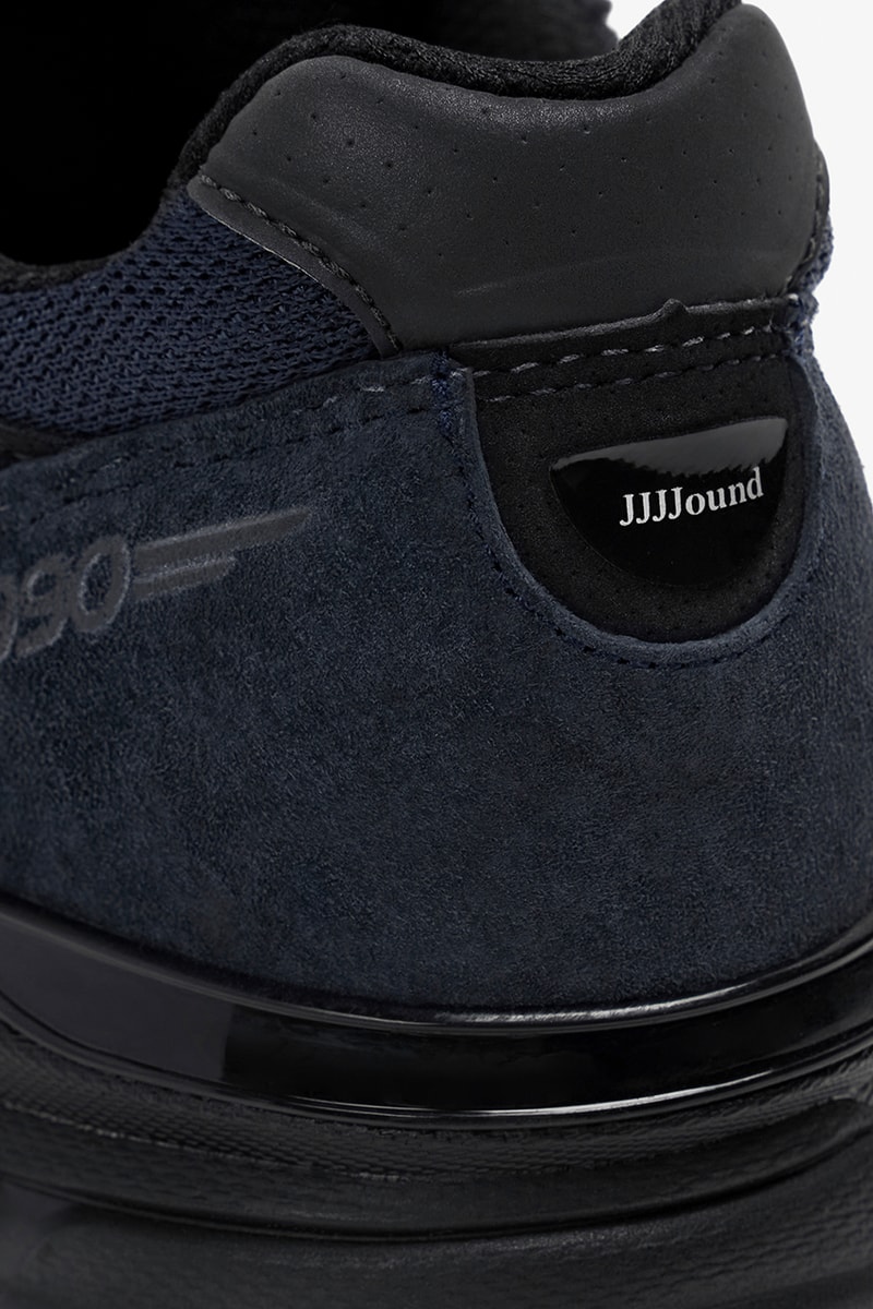 ジョウンドxニューバランス990v4のオフィシャルイメージ & リリース情報が解禁 jjjjound new balance 990v4 navy official image release info