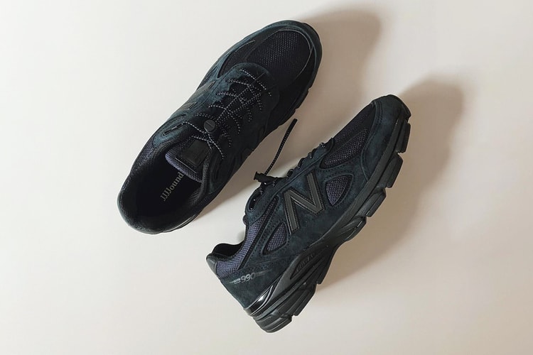 JJJJound と New Balance の最新コラボ 990v4 のディテール画像が到着