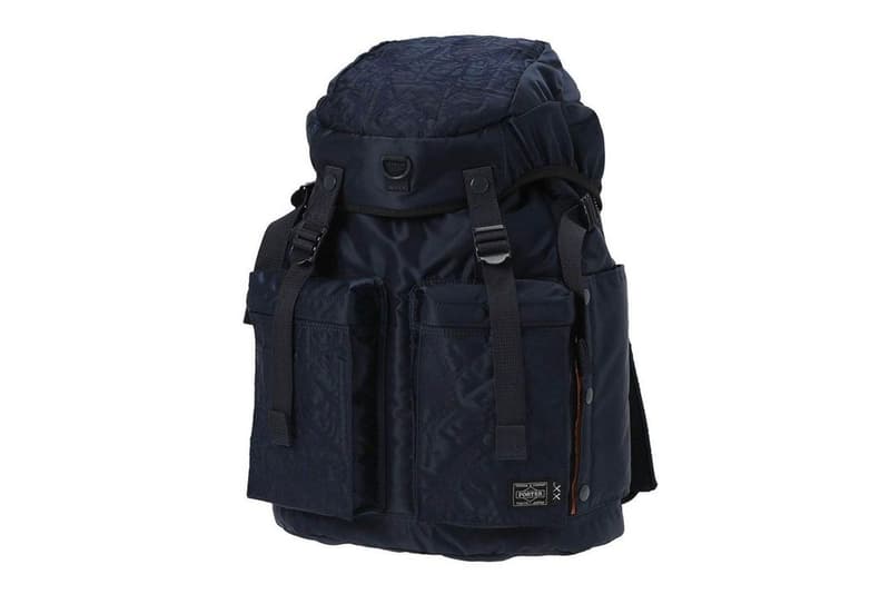 ポーター x カウズの限定コラボアイテムを販売するポップアップが開催 Tanker iron blue pop up tour isetan shinjuku bags ma-1 embroidery flight jacket lightweight nylon twill polyester cotton rucksack two way helmet bag waist shoulder bag XX companion URGe artwork mistore shinjuku  release info price