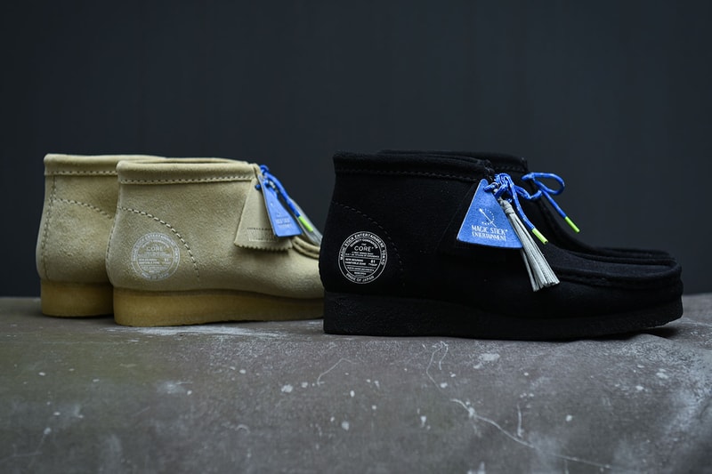 マジックスティックのベーシックライン コアからクラークスオリジナルス別注 ワラビーが登場 magic stick the core clarks originals wallabee release info