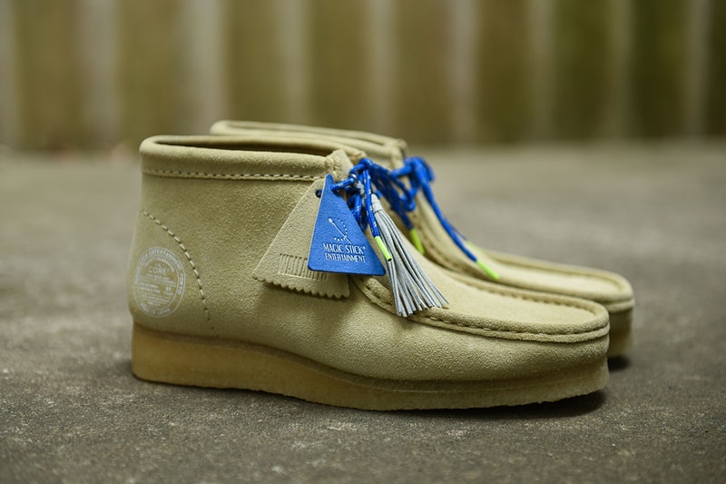 マジックスティックのベーシックライン コアからクラークスオリジナルス別注 ワラビーが登場 magic stick the core clarks originals wallabee release info