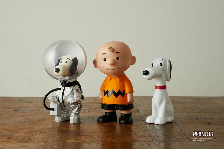 ヴィンテージ市場で高い人気を誇るスヌーピーとチャーリー・ブラウンのソフビの復刻版が発売