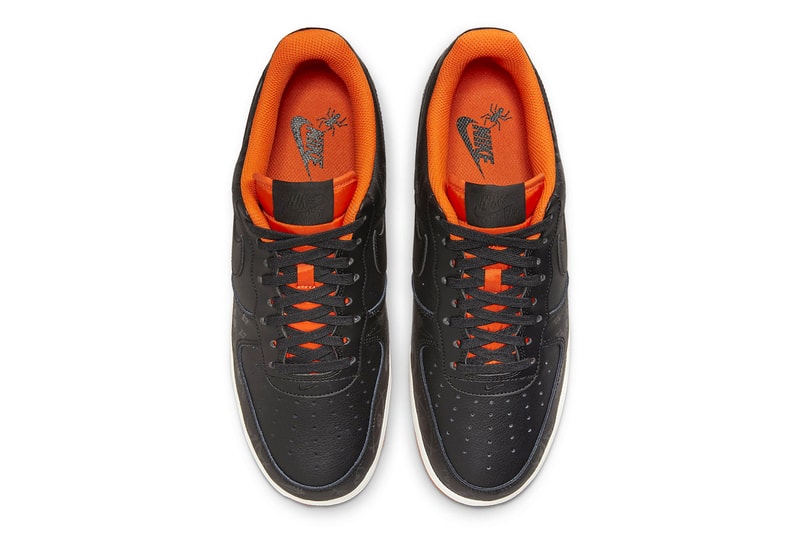 ナイキからハロウィンらしいギミックを搭載した新作 エアフォース1が登場 Nike Readies for Spooky Season With New Air Force 1 Low "Halloween" DC8891-001 nike air force 1 af1 footwear sneakers black orange