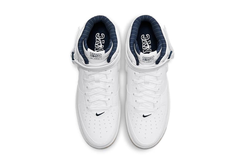 ナイキ エアフォース1 ミッドの “NYC”バージョンに新色が登場 nike air force 1 mid jewel nyc midnight navy DH5622-100 release date info store list buying guide photos price 