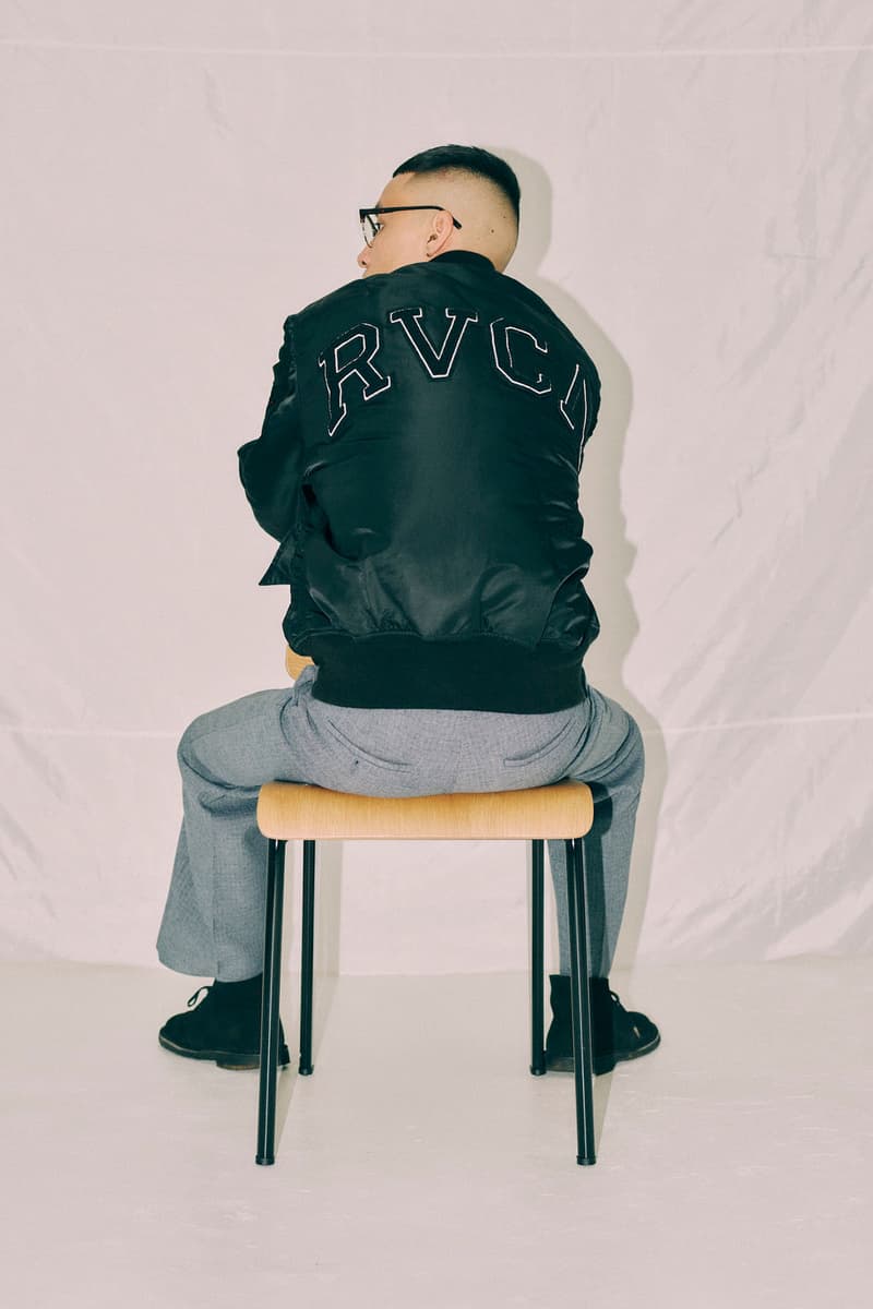 ルーカ x アルファ インダストリーズによるスペシャルなコラボ MA-1 が登場 RVCA x Alpha Industries collab MA-1 Jacket release info