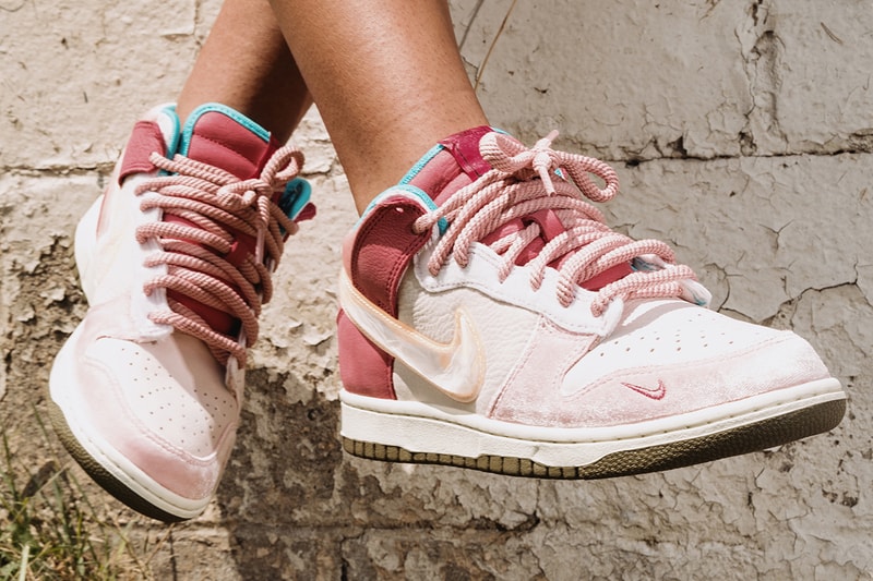 ソーシャルステータス x ナイキによるダンクミッド “ストロベリーミルク”が遂に発売 social status nike dunk mid strawberry milk DJ1173 600 release date info store list buying guide photos price 