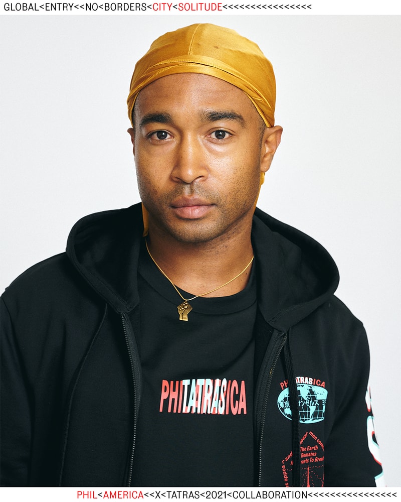タトラスがLAを拠点とするコンテンポラリーアーティスト フィル・アメリカとのコラボコレクションを発売 TATRAS Contemporary artist Phil America collab collection release info