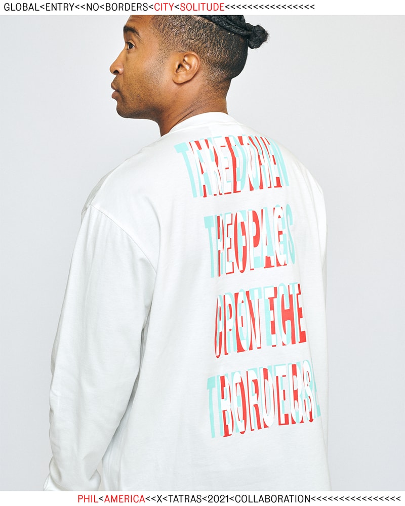 タトラスがLAを拠点とするコンテンポラリーアーティスト フィル・アメリカとのコラボコレクションを発売 TATRAS Contemporary artist Phil America collab collection release info