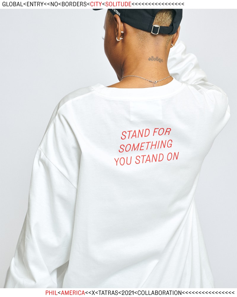 タトラスがLAを拠点とするコンテンポラリーアーティスト フィル・アメリカとのコラボコレクションを発売 TATRAS Contemporary artist Phil America collab collection release info