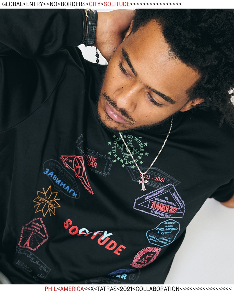 タトラスがLAを拠点とするコンテンポラリーアーティスト フィル・アメリカとのコラボコレクションを発売 TATRAS Contemporary artist Phil America collab collection release info