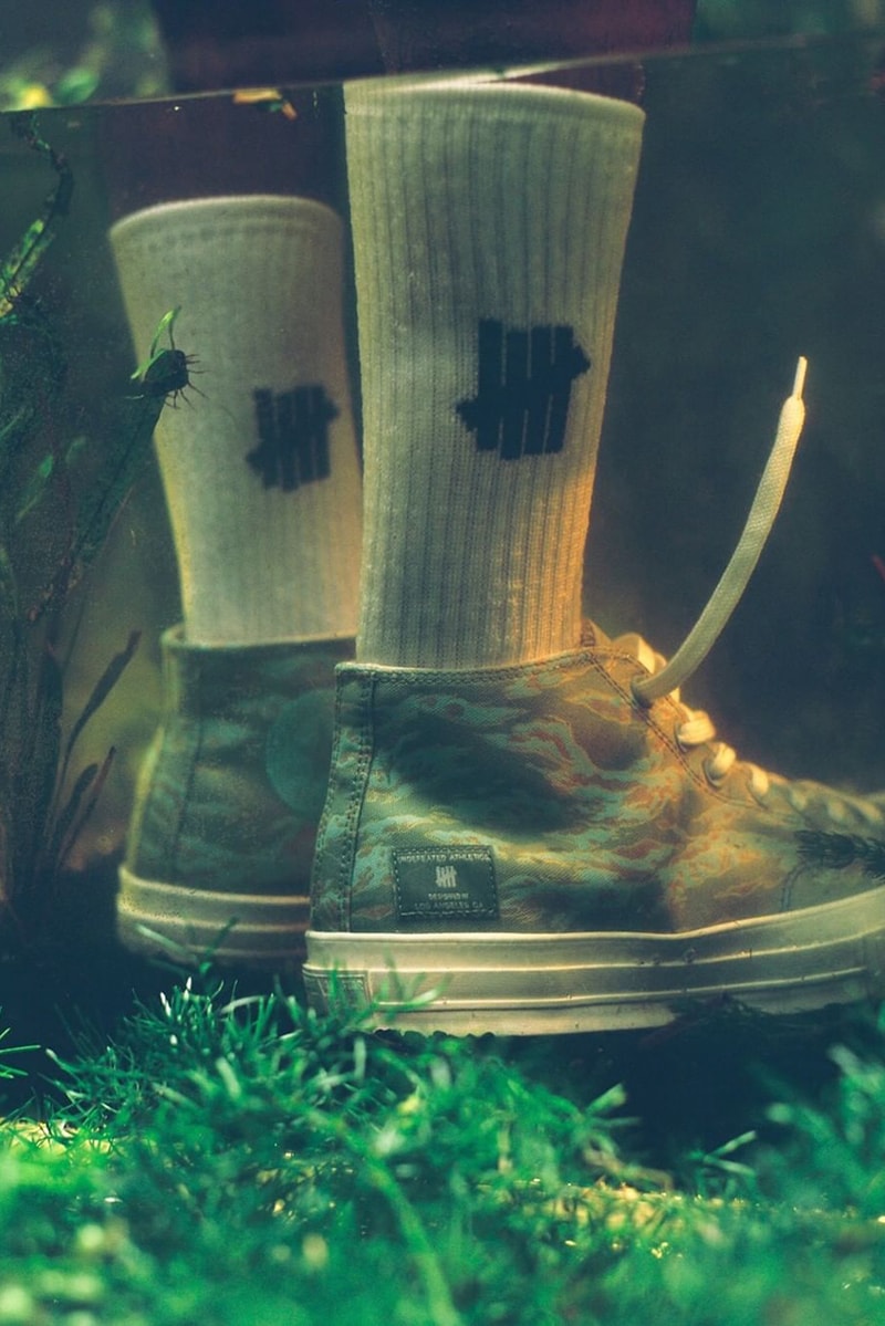 アンディフィーテッド x コンバースによる最新コラボ Chuck 70 が登場 undefeated converse chuck 70 mid tiger camo forest desert release date info store list buying guide photos price 