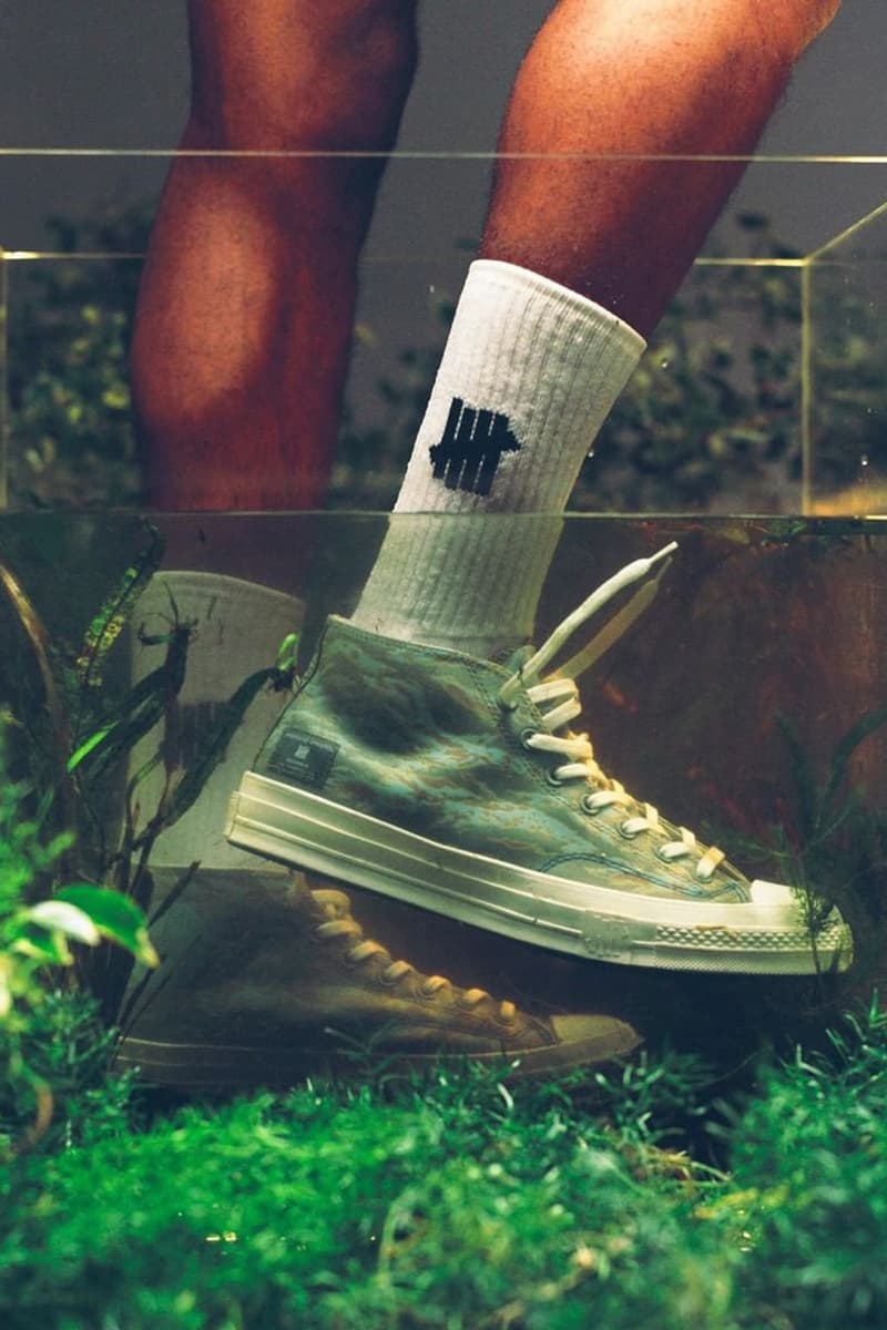 アンディフィーテッド x コンバースによる最新コラボ Chuck 70 が登場 undefeated converse chuck 70 mid tiger camo forest desert release date info store list buying guide photos price 