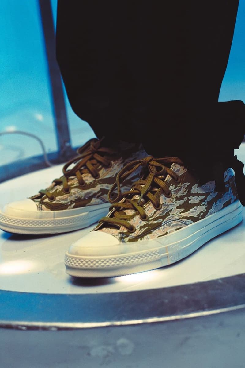 アンディフィーテッド x コンバースによる最新コラボ Chuck 70 が登場 undefeated converse chuck 70 mid tiger camo forest desert release date info store list buying guide photos price 