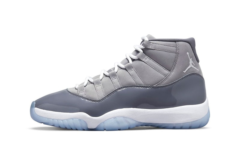 誕生20周年を迎えるエアジョーダン 11 “クールグレー”が復刻 Official Look at the Air Jordan 11 “Cool Grey” Footwear 