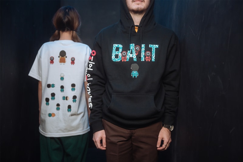 ベイトから『イカゲーム』とのコラボコレクションが発売 BAIT Launches 'Squid Game' KOKIES Toys and Apparel Netflix young hee doll front man square triangle circle figures San diego comic con release date info preorder now