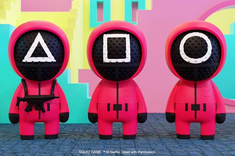 ベイトから『イカゲーム』とのコラボコレクションが発売 BAIT Launches 'Squid Game' KOKIES Toys and Apparel Netflix young hee doll front man square triangle circle figures San diego comic con release date info preorder now