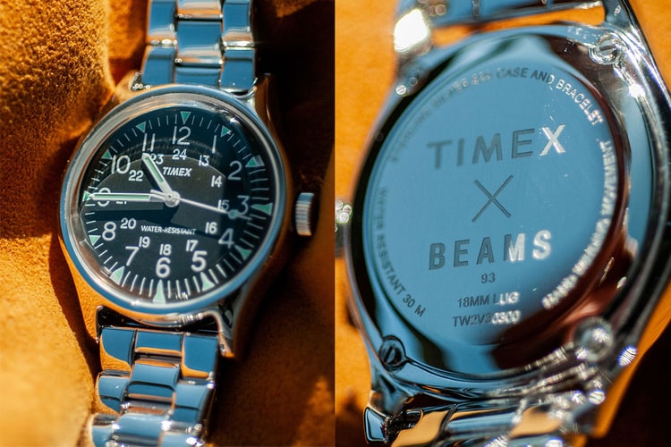 BEAMS x TIMEX からシルバーを使った CAMPER が50本限定で発売