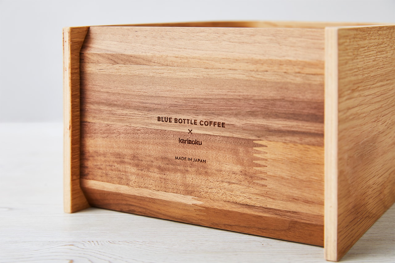 ブルーボトルコーヒーがカリモク家具とコラボレートした木製コーヒーグッズを発売 blue bottle coffee karimoku collaboration release info