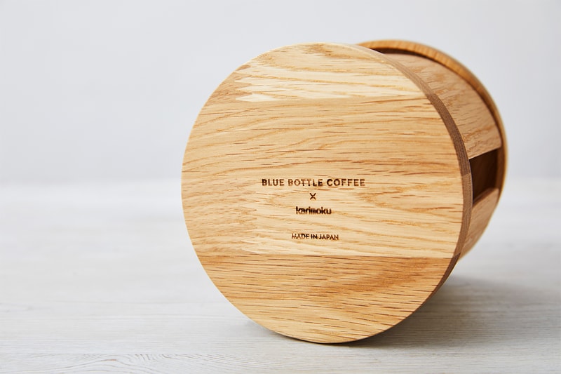 ブルーボトルコーヒーがカリモク家具とコラボレートした木製コーヒーグッズを発売 blue bottle coffee karimoku collaboration release info