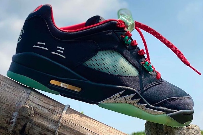 クロット と ジョーダン ブランド による新作コラボ エアジョーダン 5 ロー が発売との噂 CLOT Air Jordan 5 Low First Look Release Info Date Buy Price 