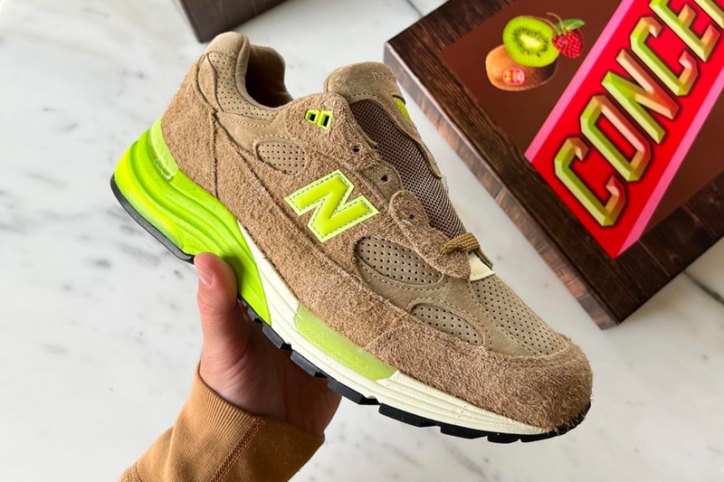 コンセプツxニューバランスからキウイをメインモチーフに採用した992がリリースか Concepts x New Balance 992 Collaboration 2021 Kiwi Strawberry