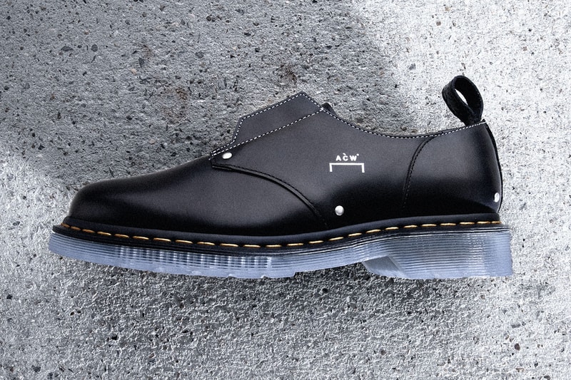 ドクターマーチン x ア・コールド・ウォール からコラボ第2弾となる1461が登場 Dr. Martens x A-COLD-WALL* collab 11461 ACW BLACK release info
