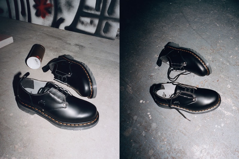 ドクターマーチン x ア・コールド・ウォール からコラボ第2弾となる1461が登場 Dr. Martens x A-COLD-WALL* collab 11461 ACW BLACK release info