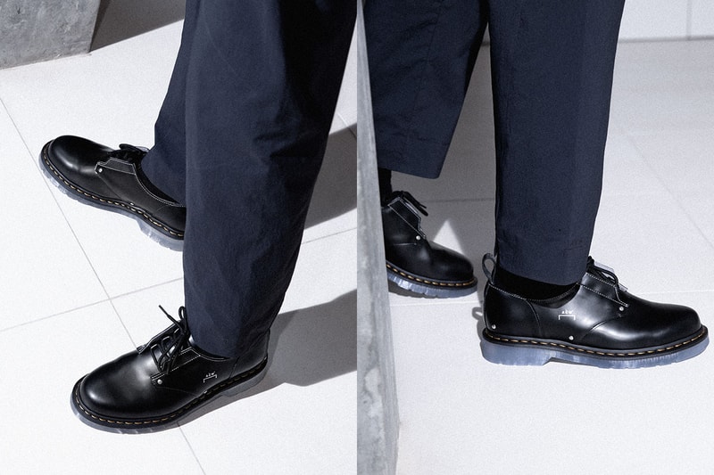 ドクターマーチン x ア・コールド・ウォール からコラボ第2弾となる1461が登場 Dr. Martens x A-COLD-WALL* collab 11461 ACW BLACK release info