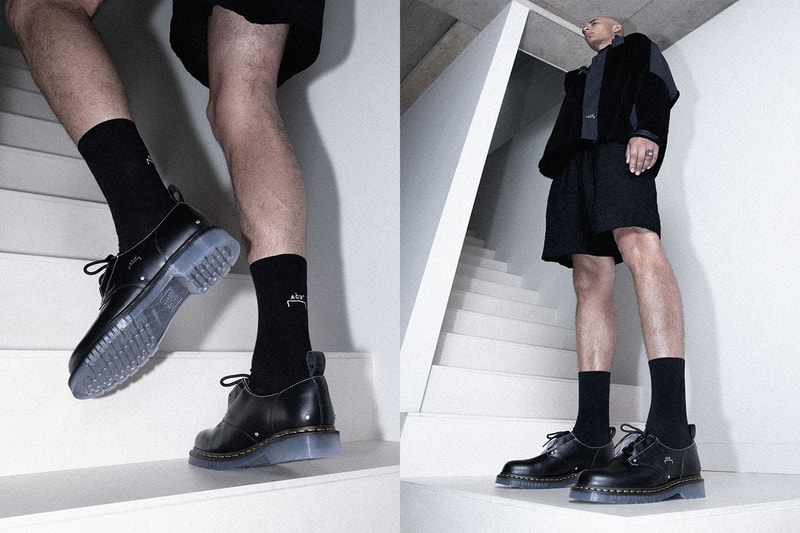 ドクターマーチン x ア・コールド・ウォール からコラボ第2弾となる1461が登場 Dr. Martens x A-COLD-WALL* collab 11461 ACW BLACK release info
