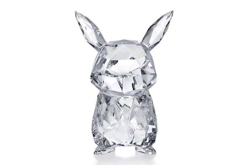 バカラxフラグメント デザインのクリスタル製ピカチュウが爆誕 Baccarat 'Pokémon Pikachu Fragment' and More design glass figurine Hiroshi Fujiwara clear crystal glass 