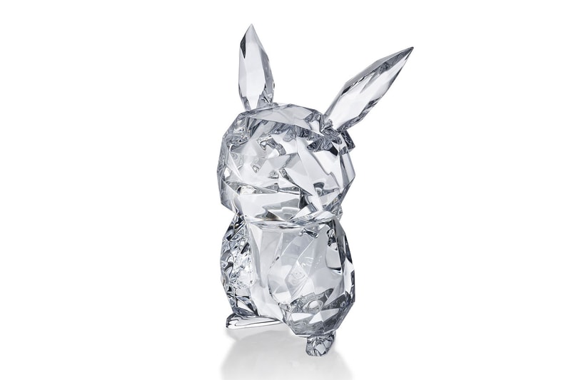 バカラxフラグメント デザインのクリスタル製ピカチュウが爆誕 Baccarat 'Pokémon Pikachu Fragment' and More design glass figurine Hiroshi Fujiwara clear crystal glass 